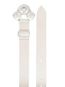 Adaria Belt in Chalk/Silver