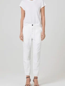 Agni Utility Trouser in Soft White