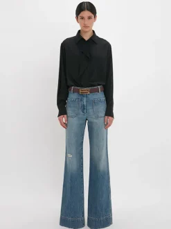 Alina Jean in Worn Blue Wash