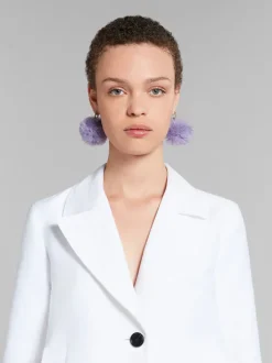 A-Line Cady Jacket in White