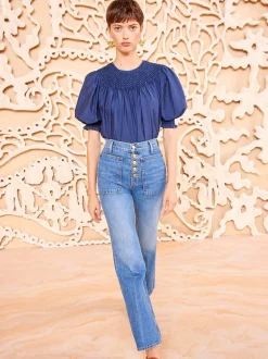 Alita Top in Midnight