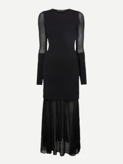Anita Knit Dress in Black