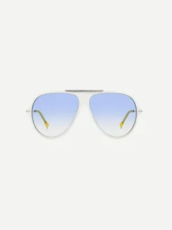 Aviator Sunglasses in Ivory