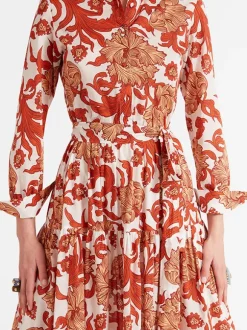 Bellini Dress in Reef White