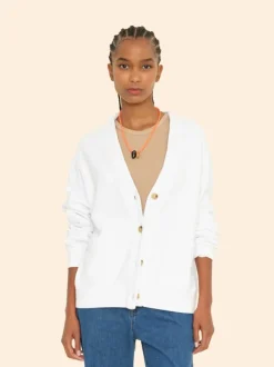 Benny Cardigan in White