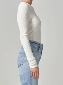 Bina Crewneck in Pashmina Off White