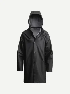 Black Lightweight Stockholm Raincoat
