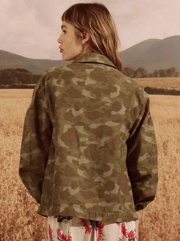 Blouson Sleeve Chore Jacket