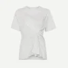 Body Twist Tee in Grey Marle