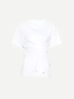 Body Twist Tee in White