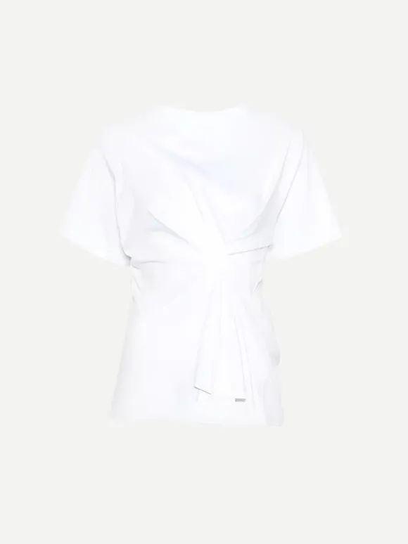 Body Twist Tee in White