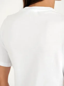 Body Twist Tee in White