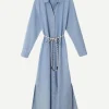 Bowen Dress in Dusty Blue