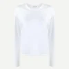 Boxy L/S Tee in White