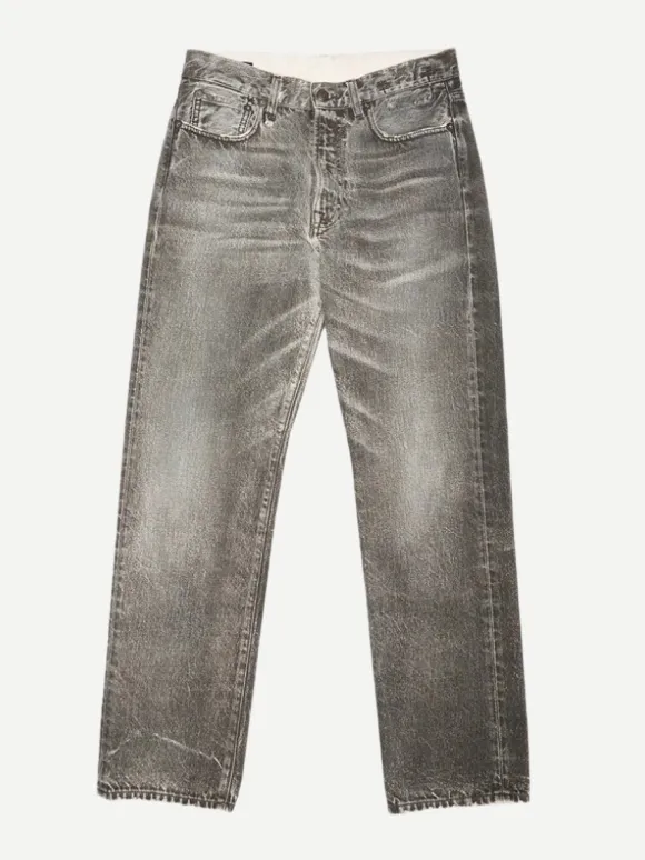 Boyfriend Jean in Mud Grey