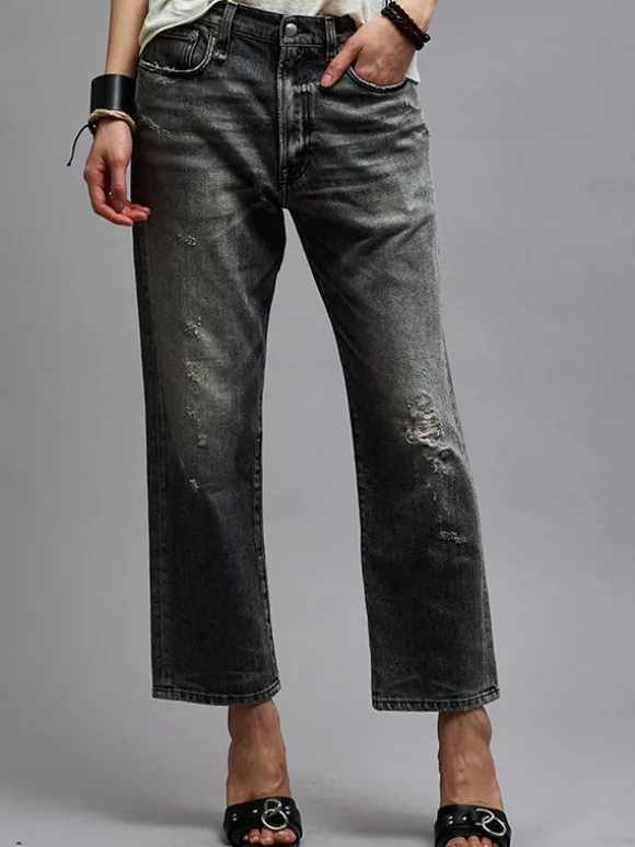 Boyfriend Jean in Vintage Grey