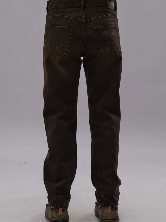 Boyfriend Jean in Vintage Chocolate Brown