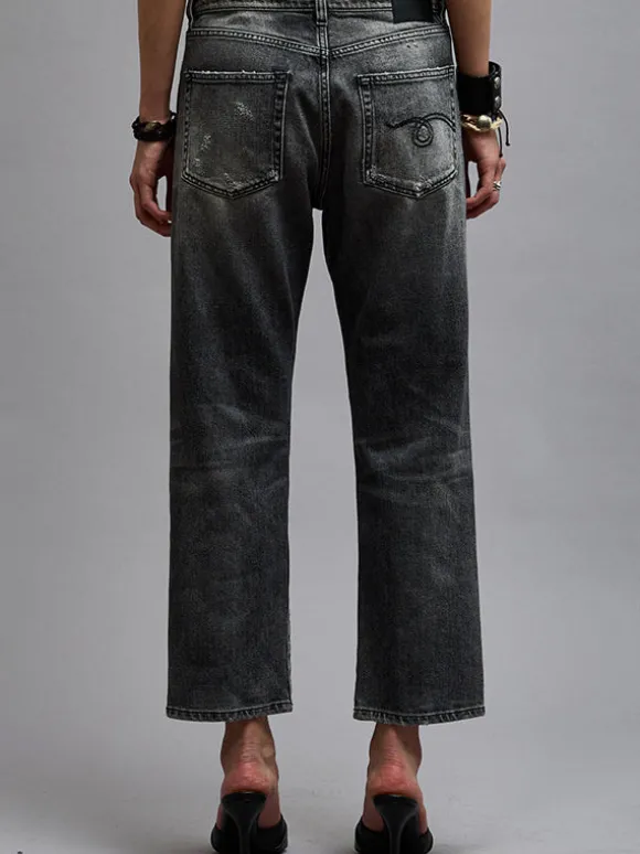 Boyfriend Jean in Vintage Grey
