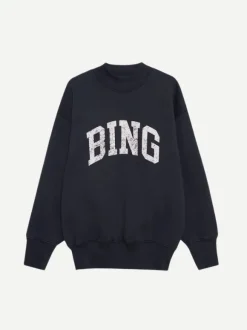 Bradie Sweatshirt Bing in Navy