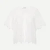 Broderie Blouse in White