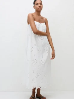 Broderie Cami Midi Dress