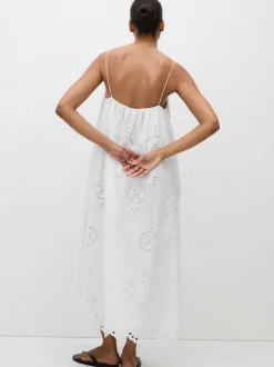Broderie Cami Midi Dress