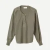 Brook Tee in Olive Fade