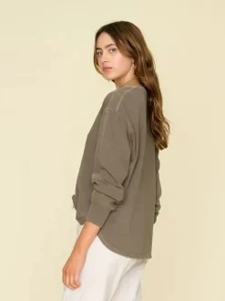 Brook Tee in Olive Fade