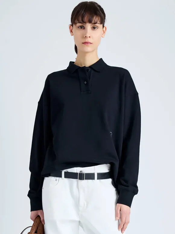 Brooks Polo in Black