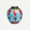 Bubble Vase in Big Pineapple Azzurro