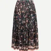 Cambrie skirt in Obsidian Botanica