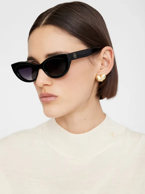 Cannes Sunglasses in Black