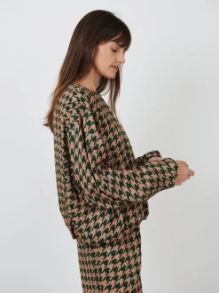 Capo Shirt in Green Print