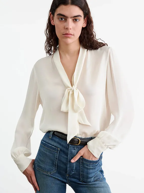 Carina Top in Ivory