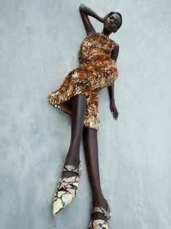 Casini Skirt in Gilt