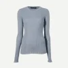Cassidy Sweater in Light Grey Melange