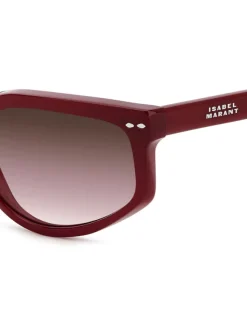 Cat Eye Sunglasses in Burgundy