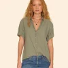 Channing Shirt in Green Army