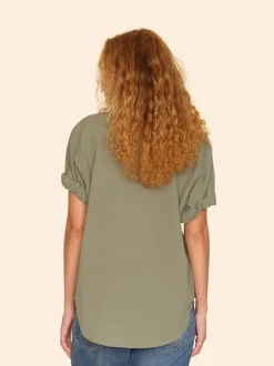 Channing Shirt in Green Army