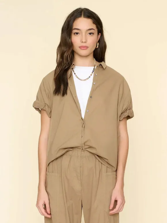 Channing Top in Beige Coast