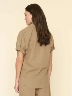 Channing Top in Beige Coast