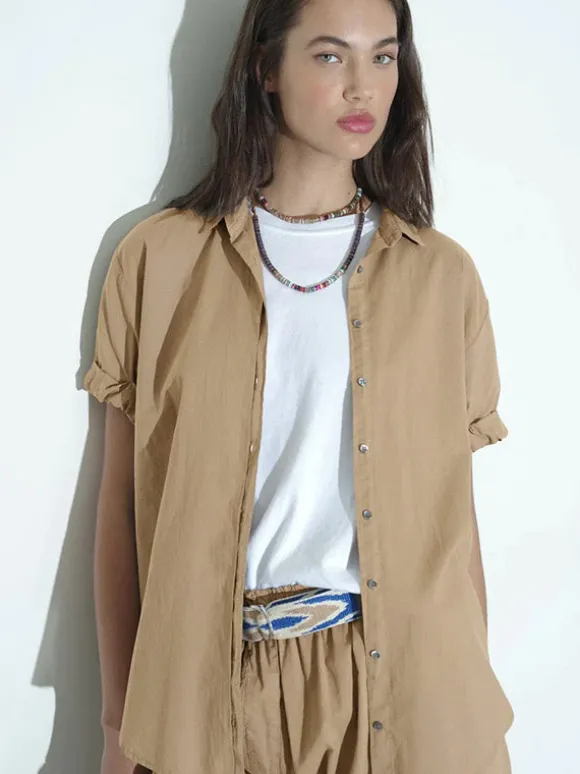 Channing Top in Beige Coast