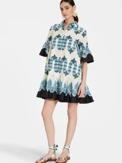 Choux Dress in Scirocco Placee
