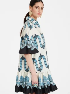 Choux Dress in Scirocco Placee