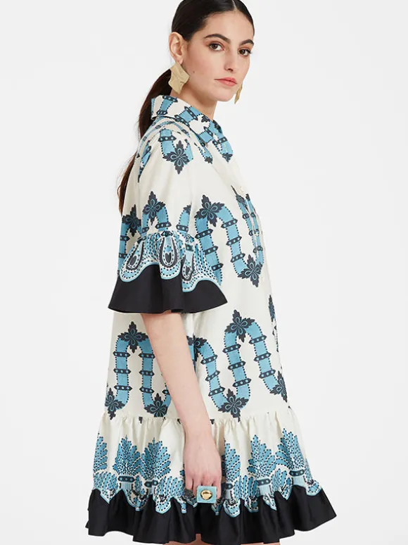 Choux Dress in Scirocco Placee