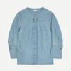 Clarissa Denim Shirt in Ice Blue