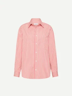 Classic Stripe Shirt in Rose Stripe
