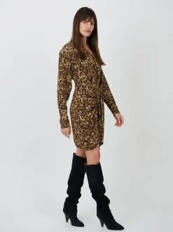 Cleora Dress in Leopard