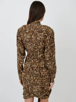Cleora Dress in Leopard