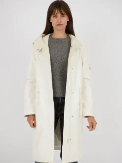 Coat Waterproof in Latte/Cream
